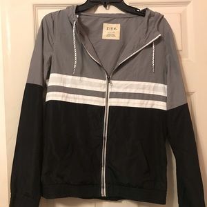 Gray Windbreaker